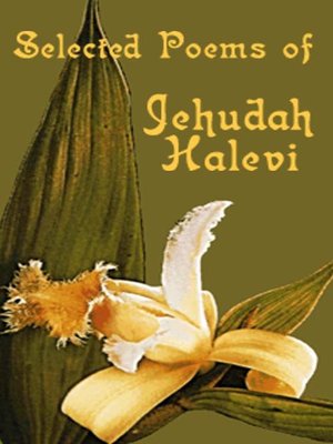 cover image of Selected Poems of Jehudah Halevi